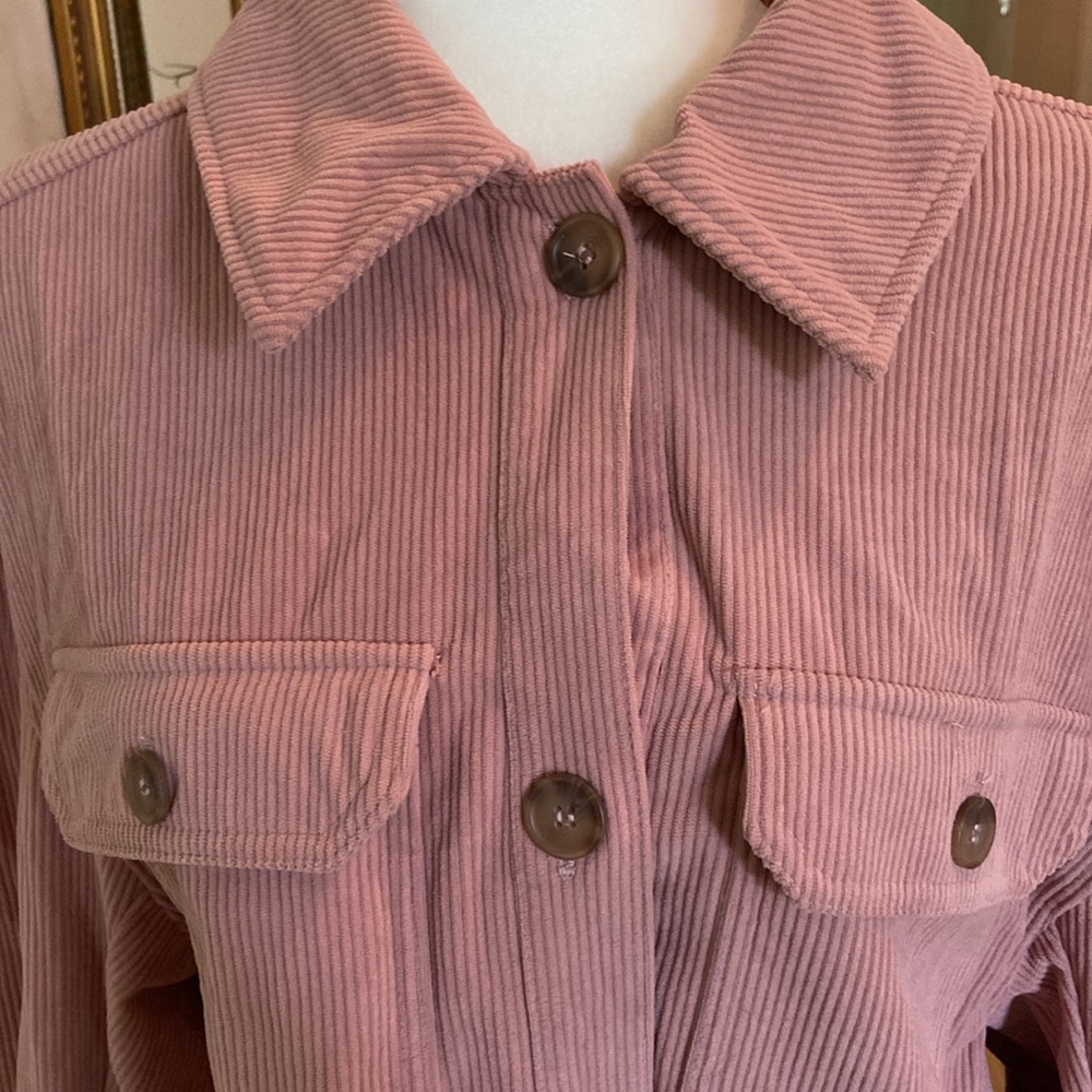 AVEC LES FILLES
RELAXED CORDUROY SHACKET size Large - Picture 2 of 11